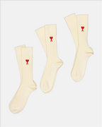 Sous-vêtements et homewear Lot de chaussettes Ami PARIS Beige Unisexe