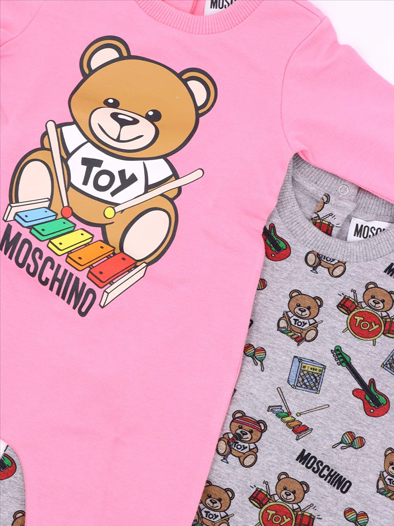 Clothing Set of two bodysuits Moschino Pink Kids