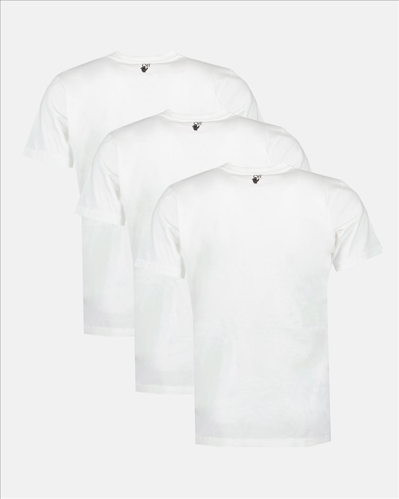 Camisetas Lot de T-shirts Off-White Branco Homme