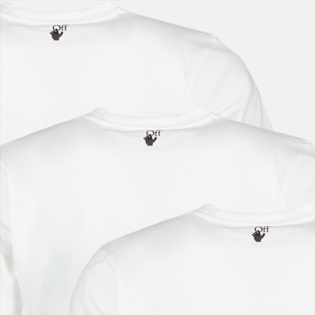 Camisetas Lot de T-shirts Off-White Branco Homme