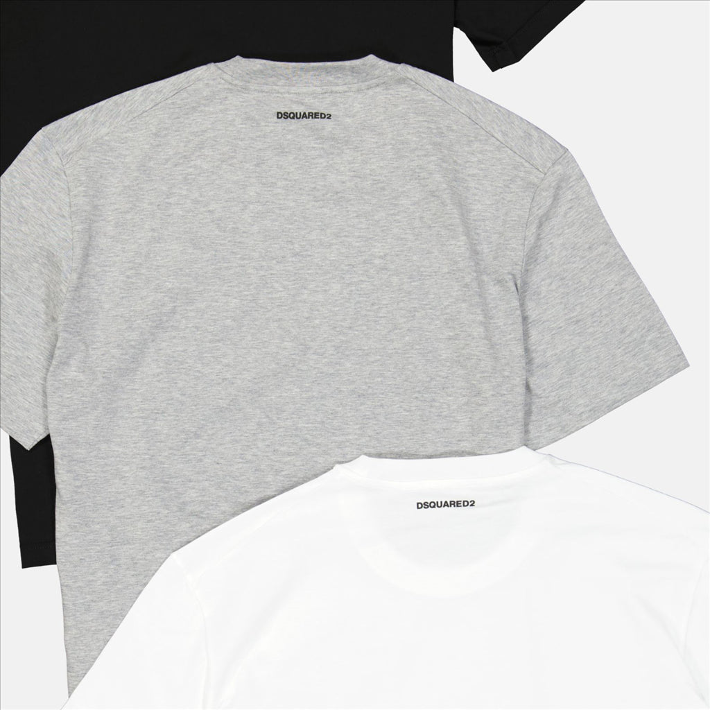 T-shirts Lot de t-shirts Dsquared2 Blanc Homme