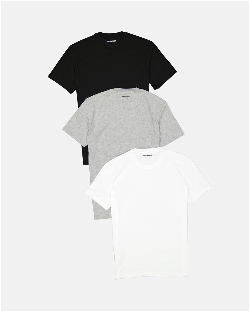 T-shirts Lot de t-shirts Dsquared2 Blanc Homme