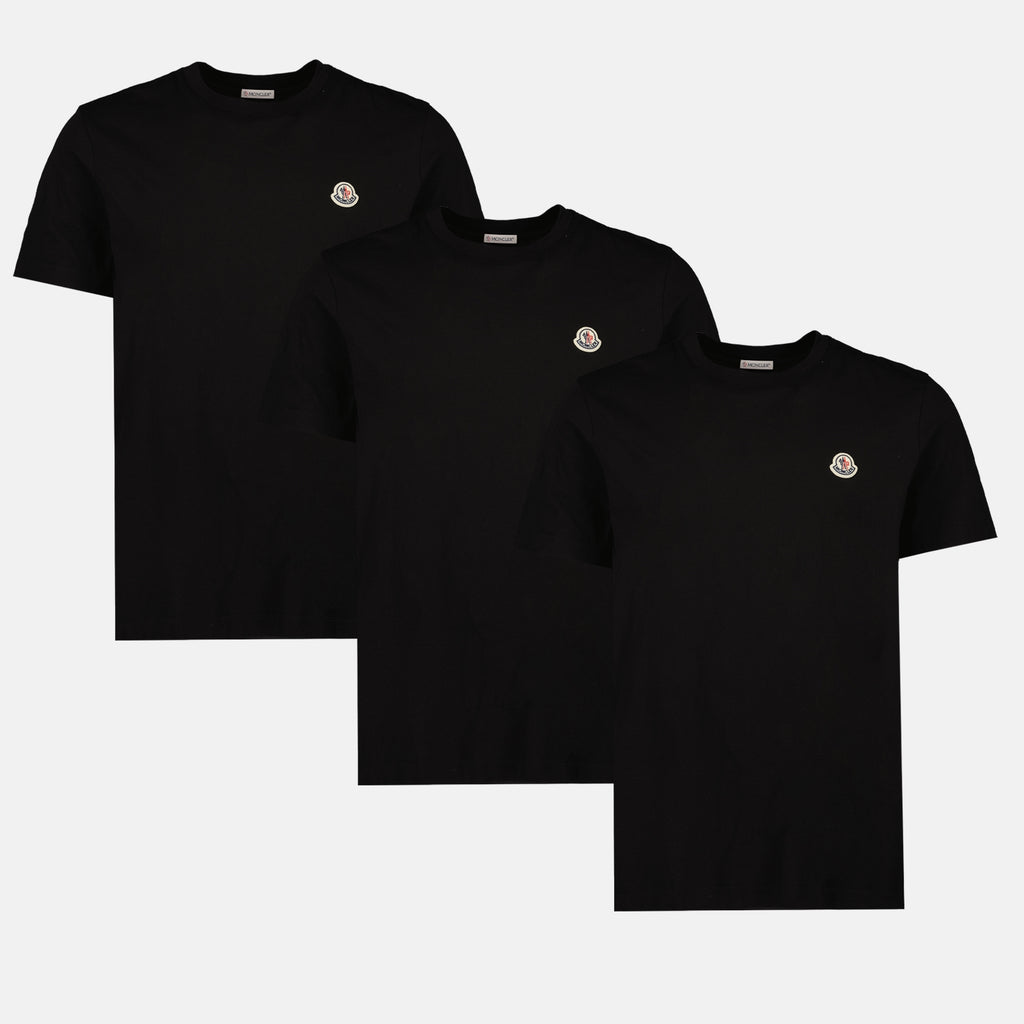 T-Shirts Lot de T-shirts Moncler Schwarz Homme