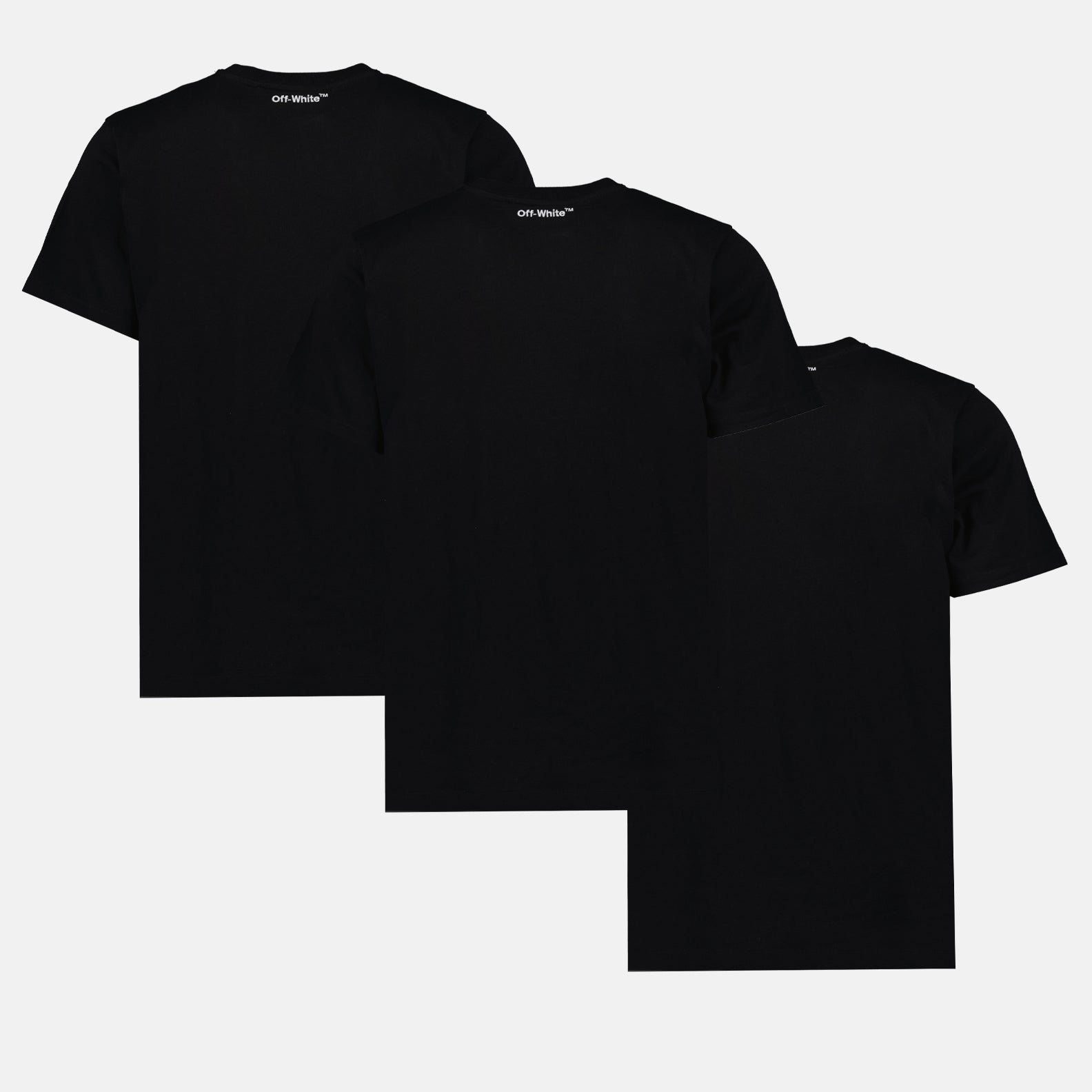 Camisetas Lot de trois T-shirts Off-White Preto Homme