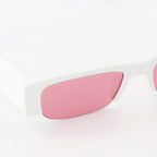 Glasses Graffiti Sunglasses Alexander McQueen White Women
