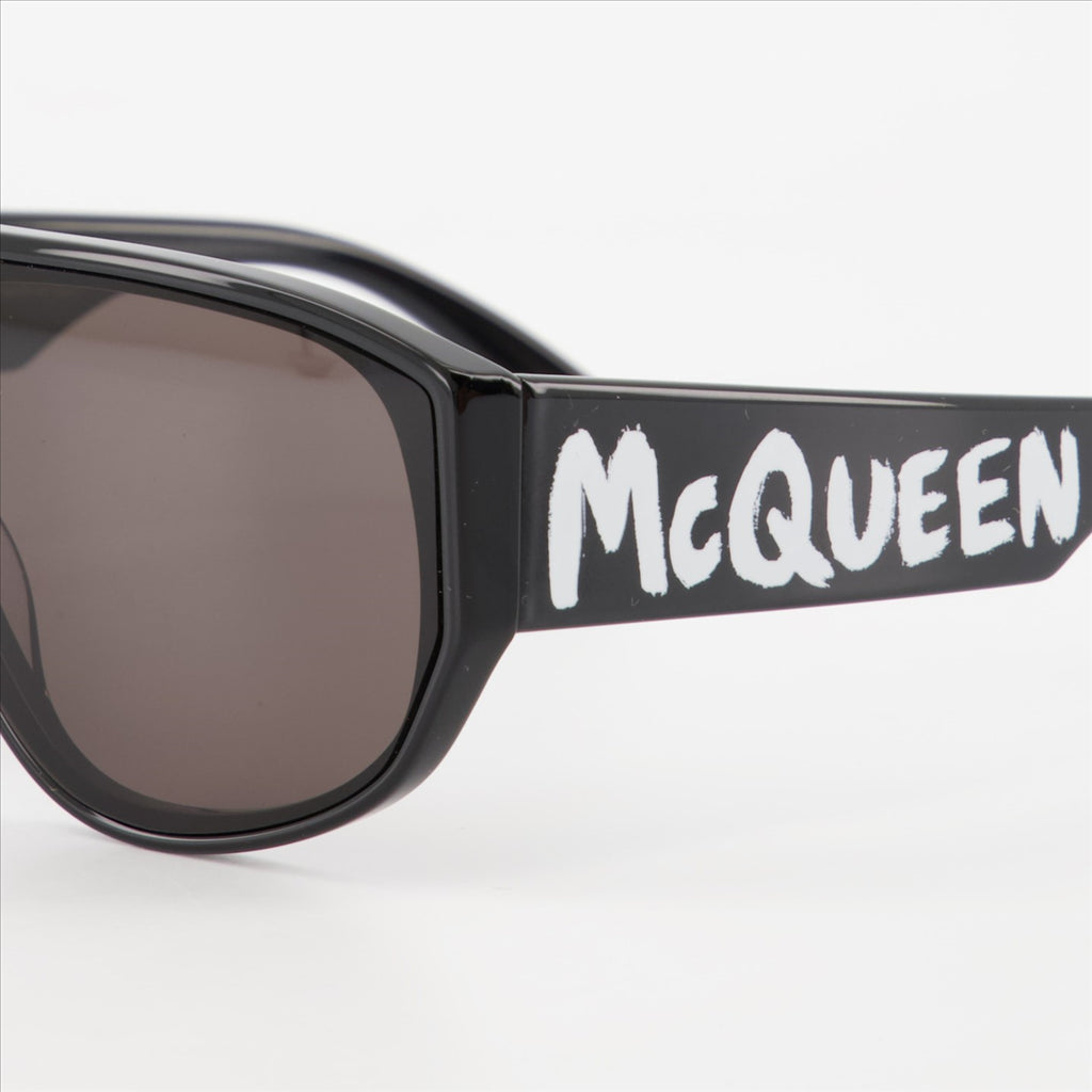 Lunettes Lunettes de soleil Graffiti Alexander McQueen Noir Unisexe