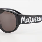 Lunettes Lunettes de soleil Graffiti Alexander McQueen Noir Unisexe