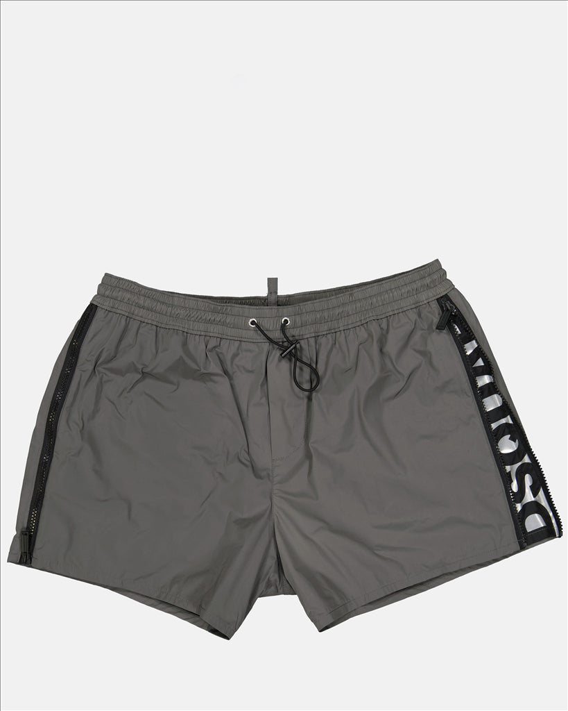 Strandmode Maillot de bain à double zip Dsquared2 Grau Homme