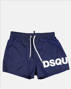 Shorts Maillot de bain à logo Dsquared2 Bleu Homme