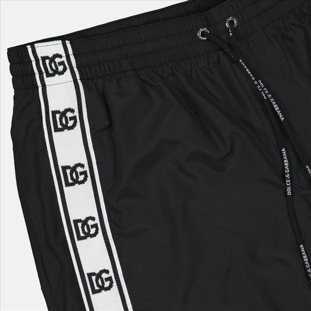 Beachwear Maillot de bain à logo DG Dolce & Gabbana Noir Homme