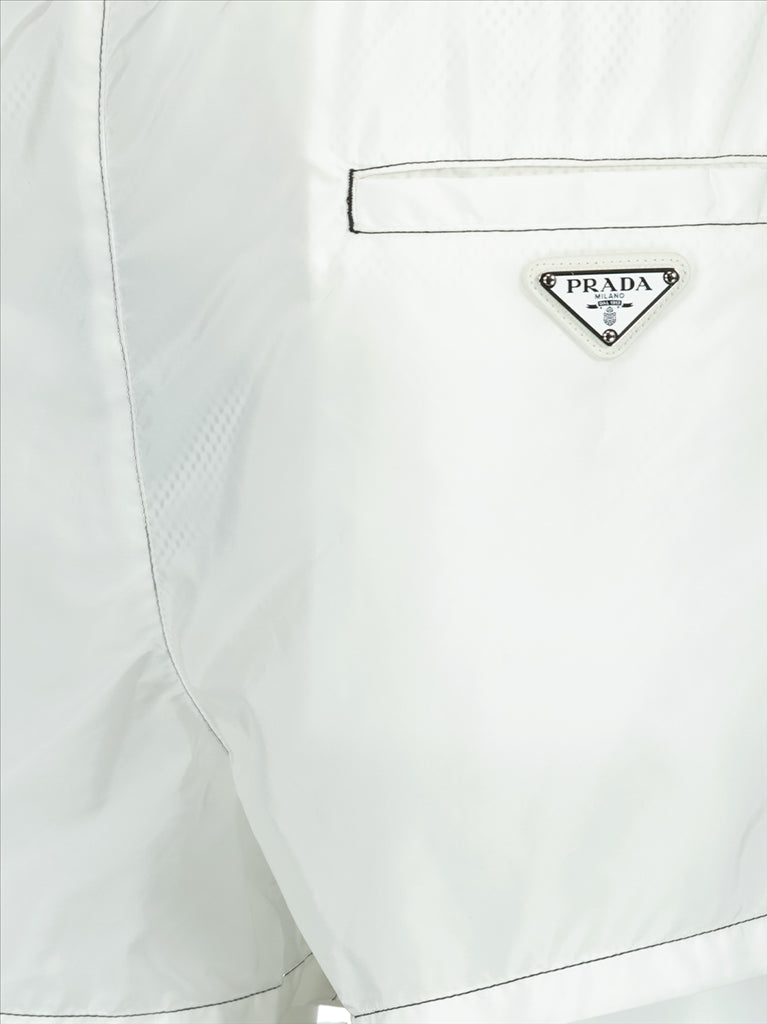 Beachwear Swimsuit Prada White Man