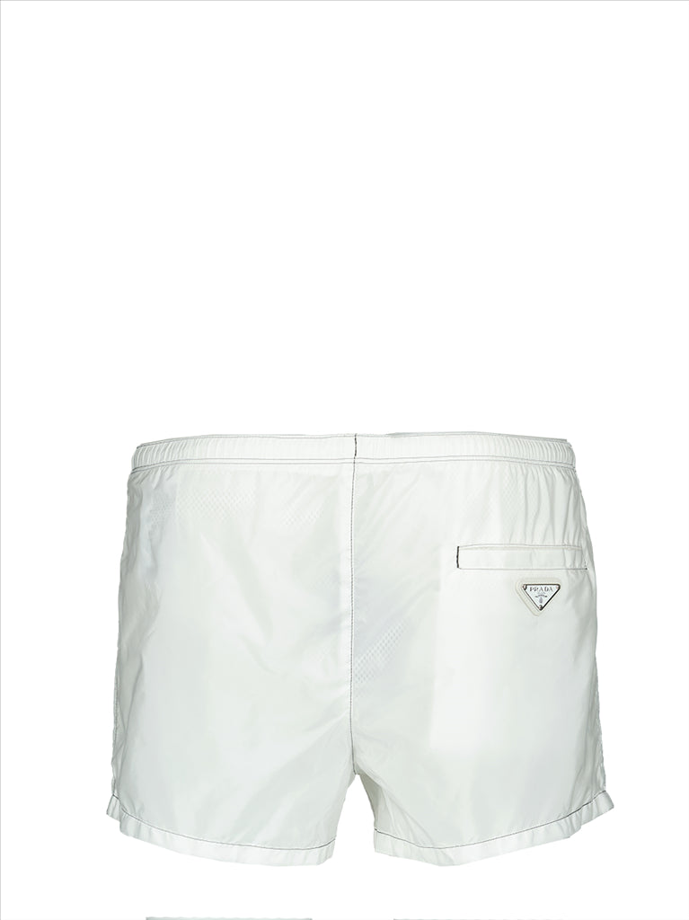 Beachwear Swimsuit Prada White Man