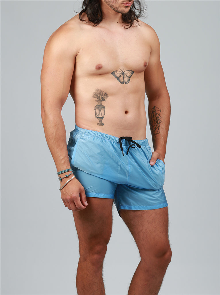 Beachwear Swimsuit Prada Blue Man