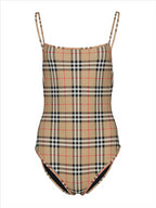 Moda praia Maillot de bain à carreaux Burberry Bege Femme