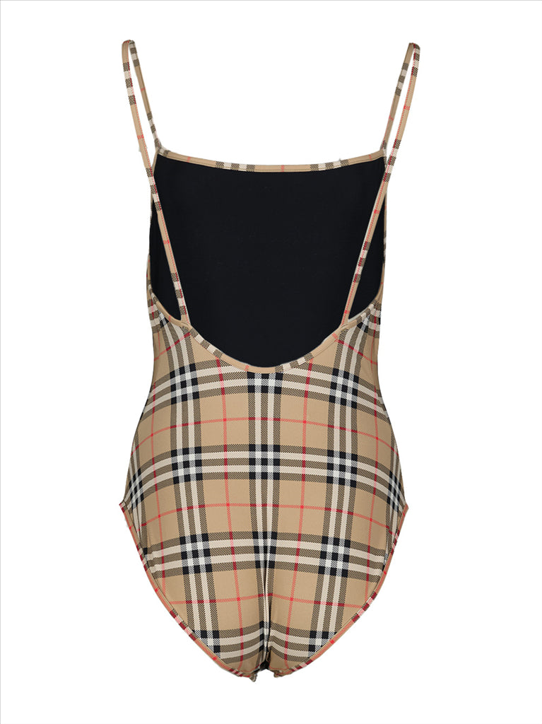Moda praia Maillot de bain à carreaux Burberry Bege Femme