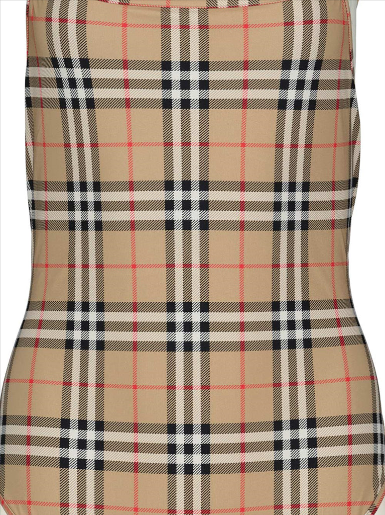 Moda praia Maillot de bain à carreaux Burberry Bege Femme