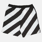 Beachwear Maillot de bain Diag Surfer Off-White Noir Homme