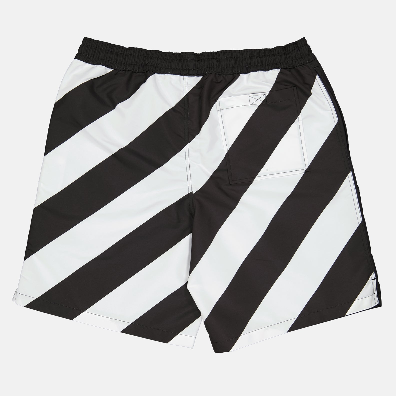 Beachwear Maillot de bain Diag Surfer Off-White Noir Homme