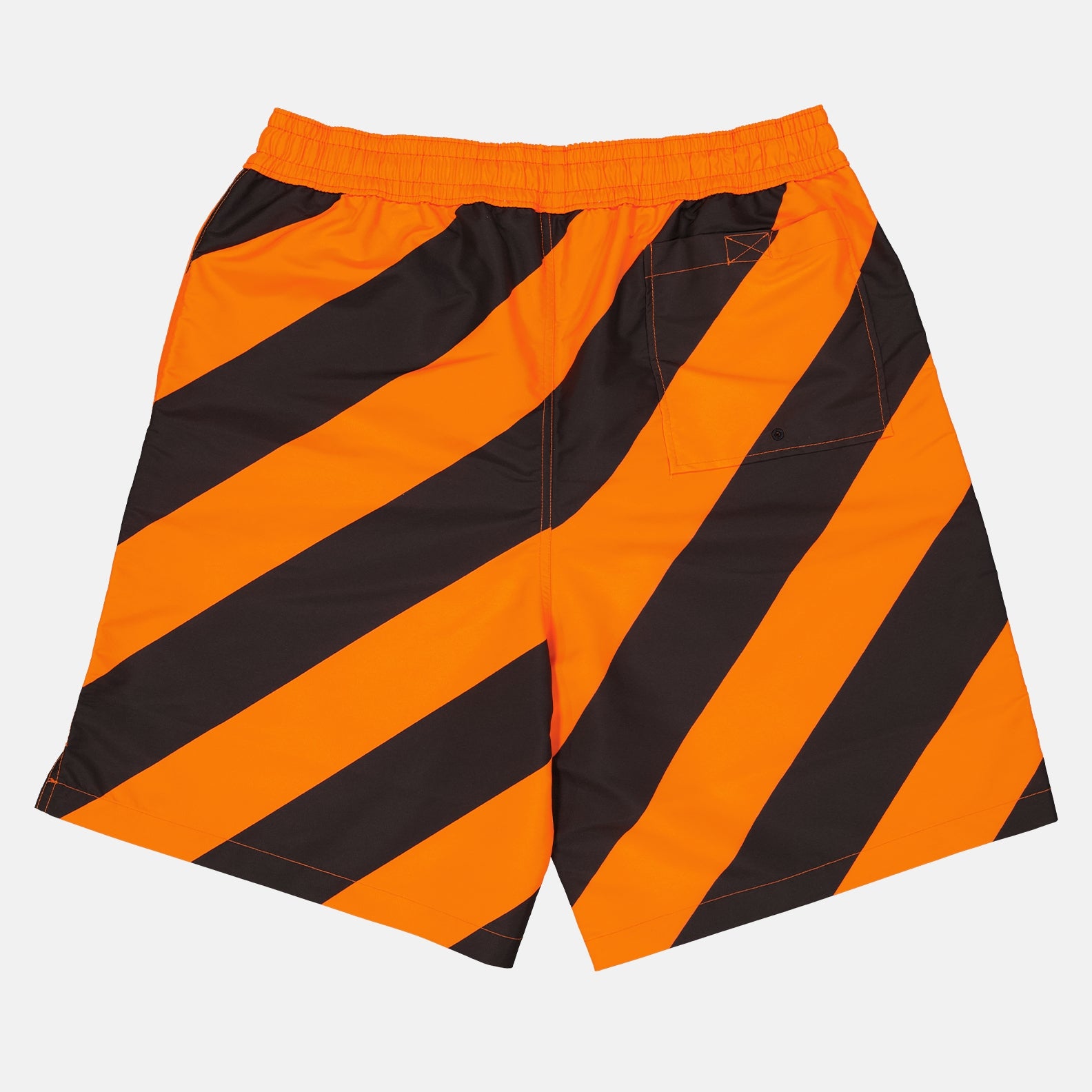 Beachwear Diag Surfer swimsuit Off-White Orange Man