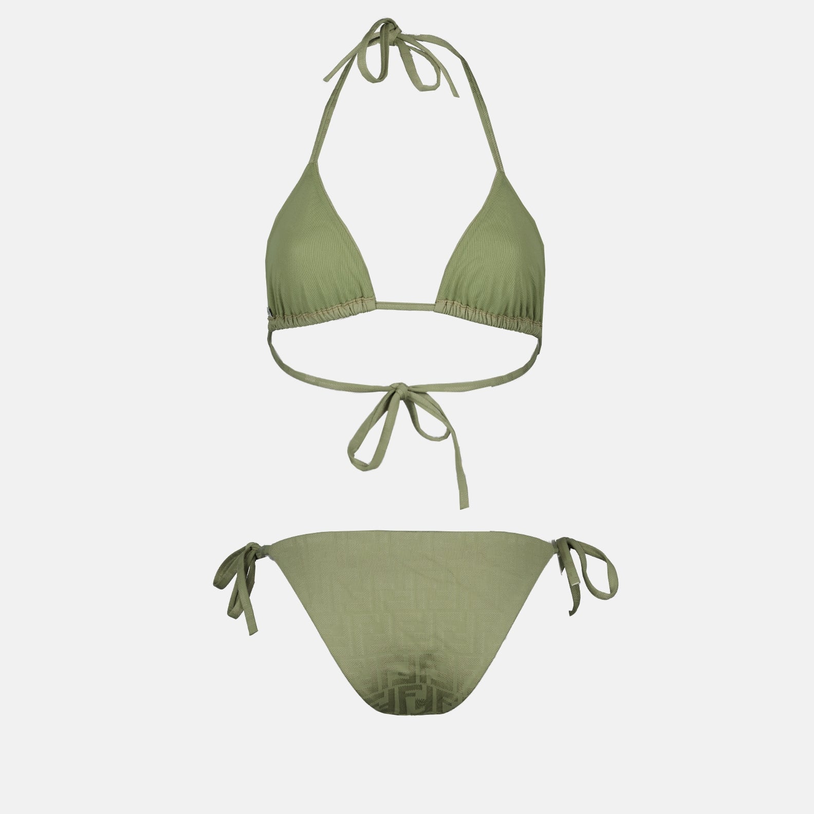 Beachwear Lycra swimsuit Fendi Green Women