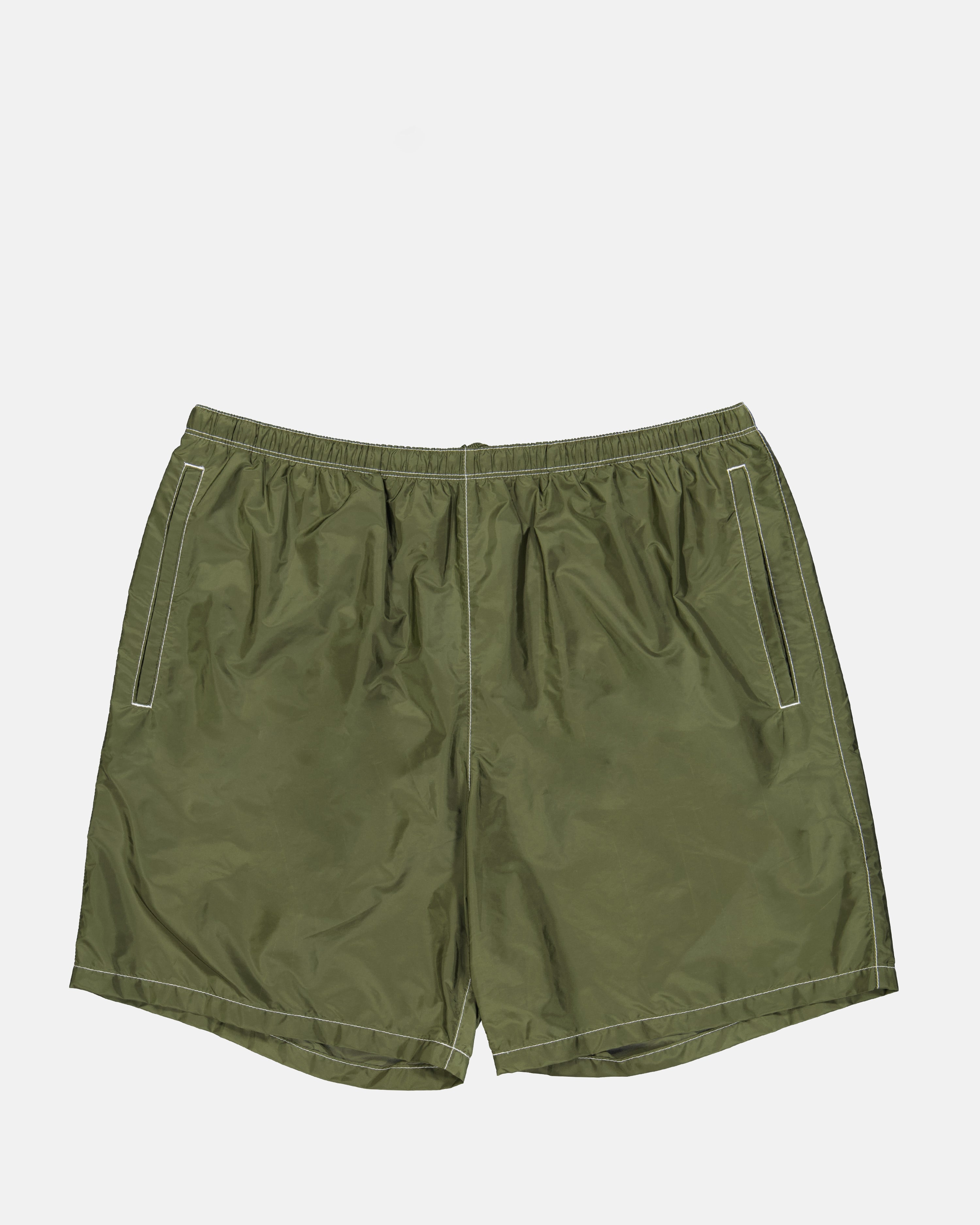 Strandmode Maillot de bain en Re-Nylon Prada Khaki Homme