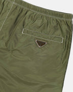 Strandmode Maillot de bain en Re-Nylon Prada Khaki Homme