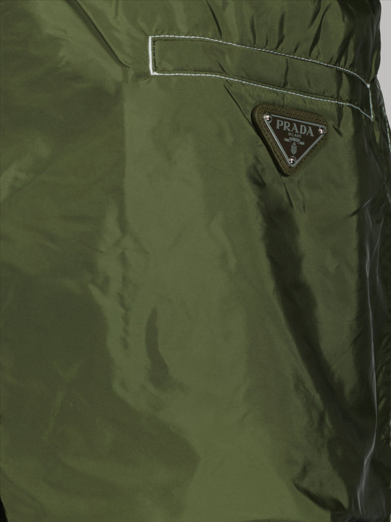 Strandmode Maillot de bain en Re-Nylon Prada Khaki Homme