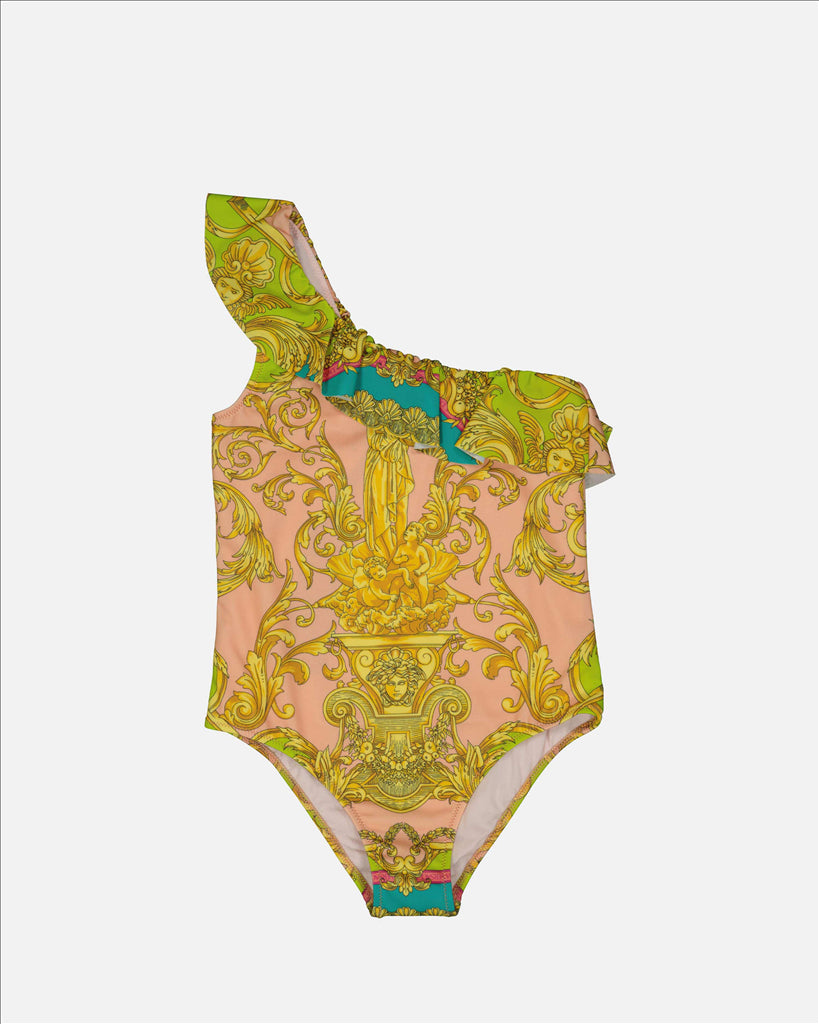 Bekleidung Maillot de bain Goddess Barocco Versace Gelb Kinder