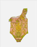 Bekleidung Maillot de bain Goddess Barocco Versace Gelb Kinder