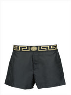 Beachwear Maillot de bain Greek Key Versace Noir Homme