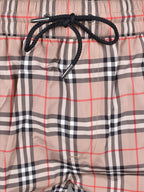Beachwear Checked swimsuit Burberry Beige Man
