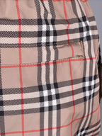 Beachwear Checked swimsuit Burberry Beige Man