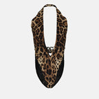 Strandmode Maillot de bain imprimé léopard Dolce & Gabbana Braun Femme