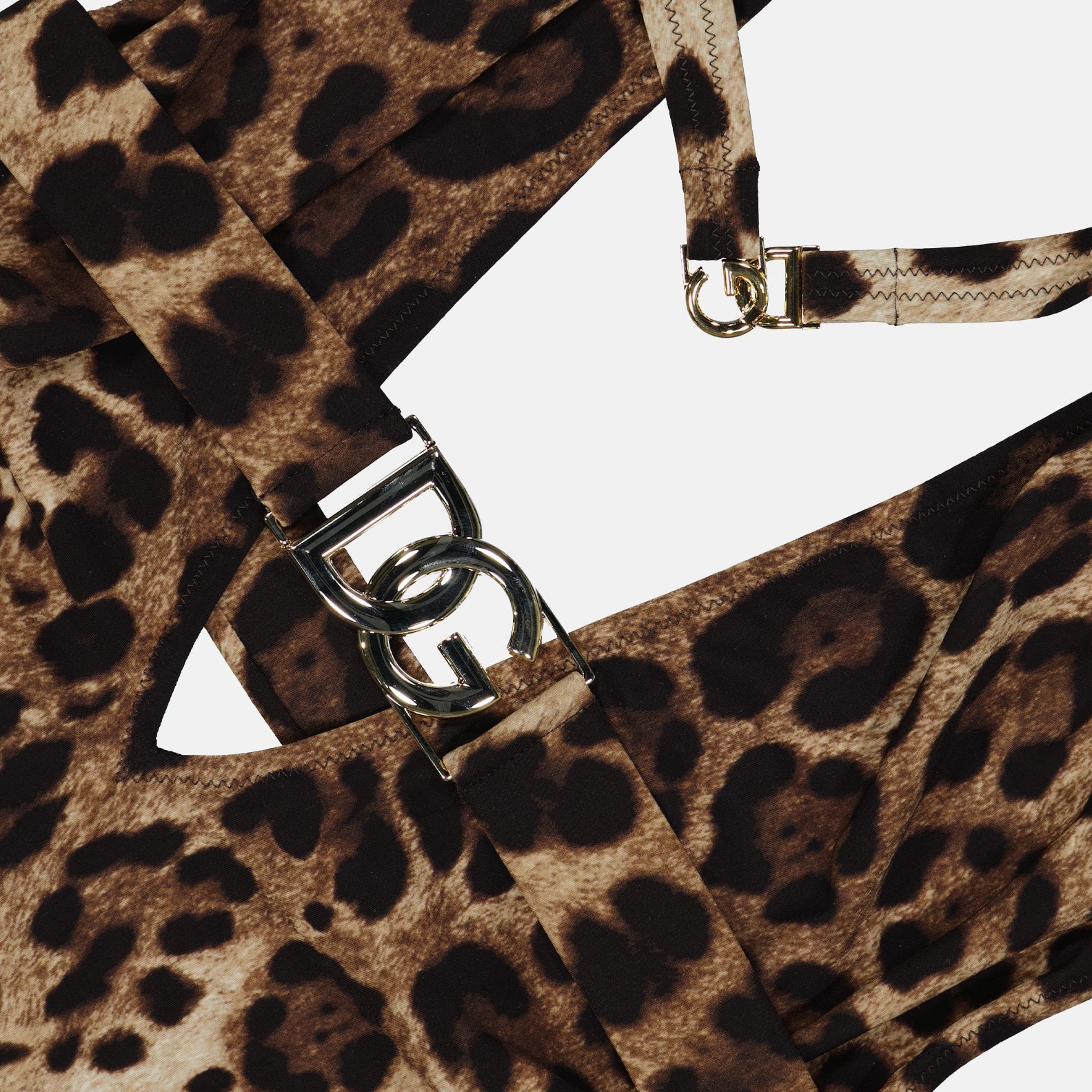 Strandmode Maillot de bain imprimé léopard Dolce & Gabbana Braun Femme