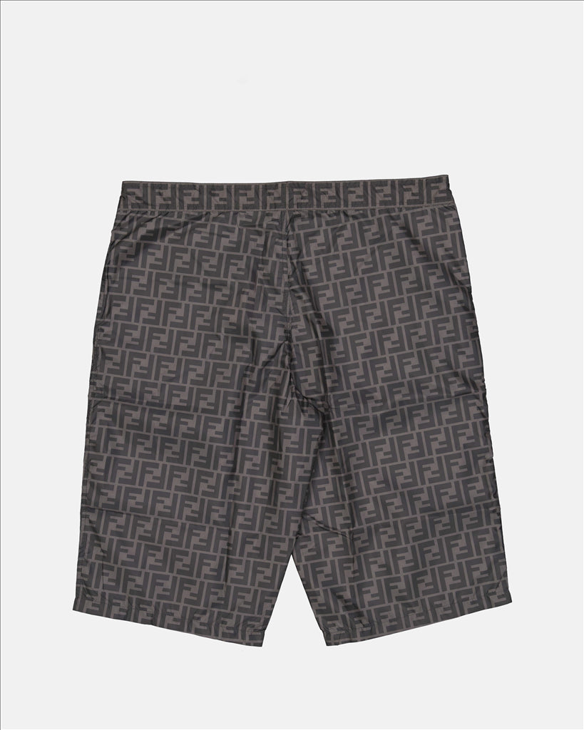 Moda de playa Maillot de bain FF Fendi Gris Homme