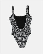 Strandmode Maillot de bain monogrammé Versace Schwarz Femme