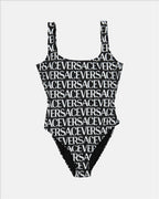 Strandmode Maillot de bain monogrammé Versace Schwarz Femme
