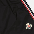 Image of the Moncler logo swim shorts for men - Spring-Summer 2023 - Detailed view_1