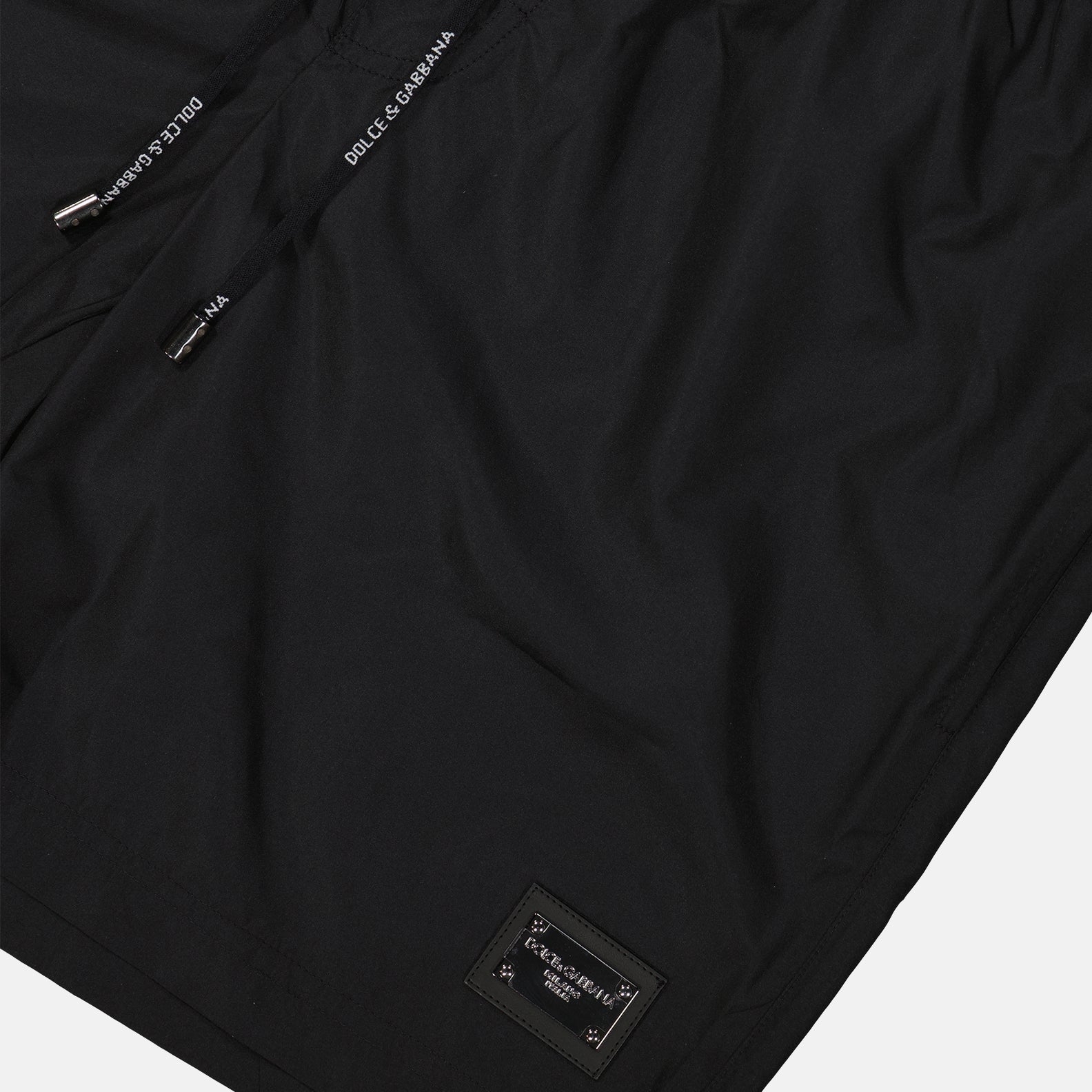 Beachwear Maillot de bain à plaquette logo Dolce & Gabbana Noir Homme