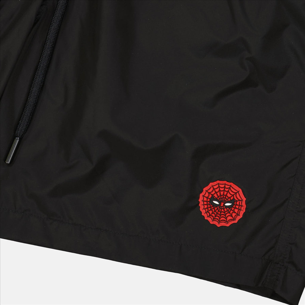Strandmode Maillot de bain Spiderman Moncler Schwarz Homme