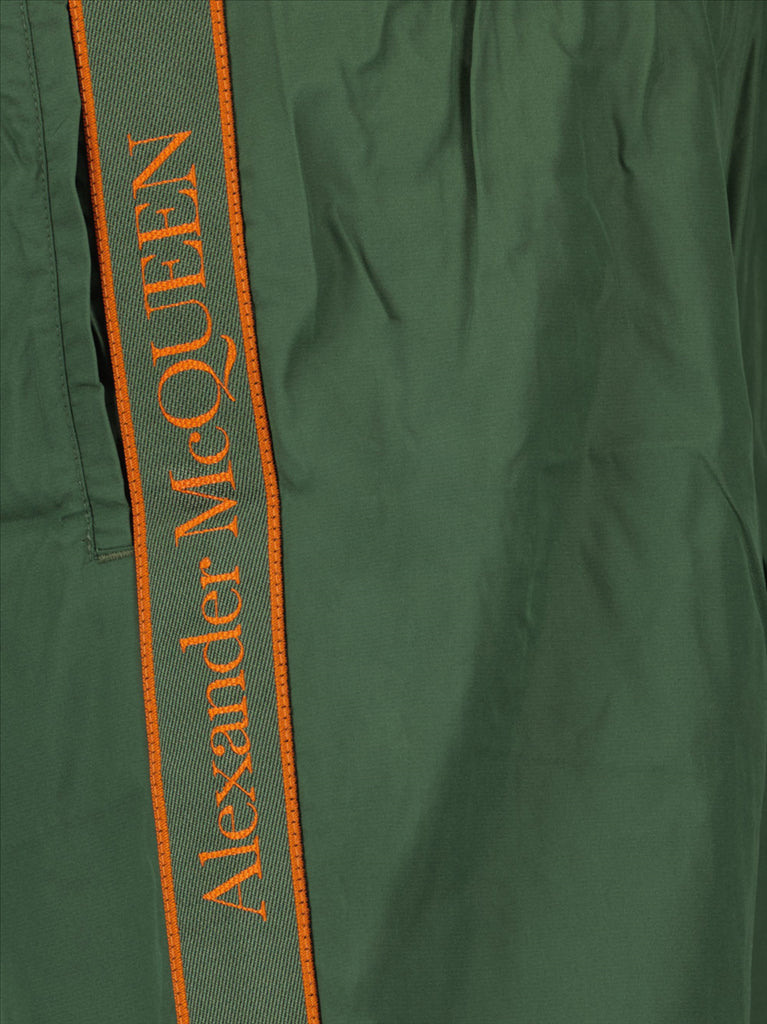 Beachwear Logo swimsuit Alexander McQueen Green Man