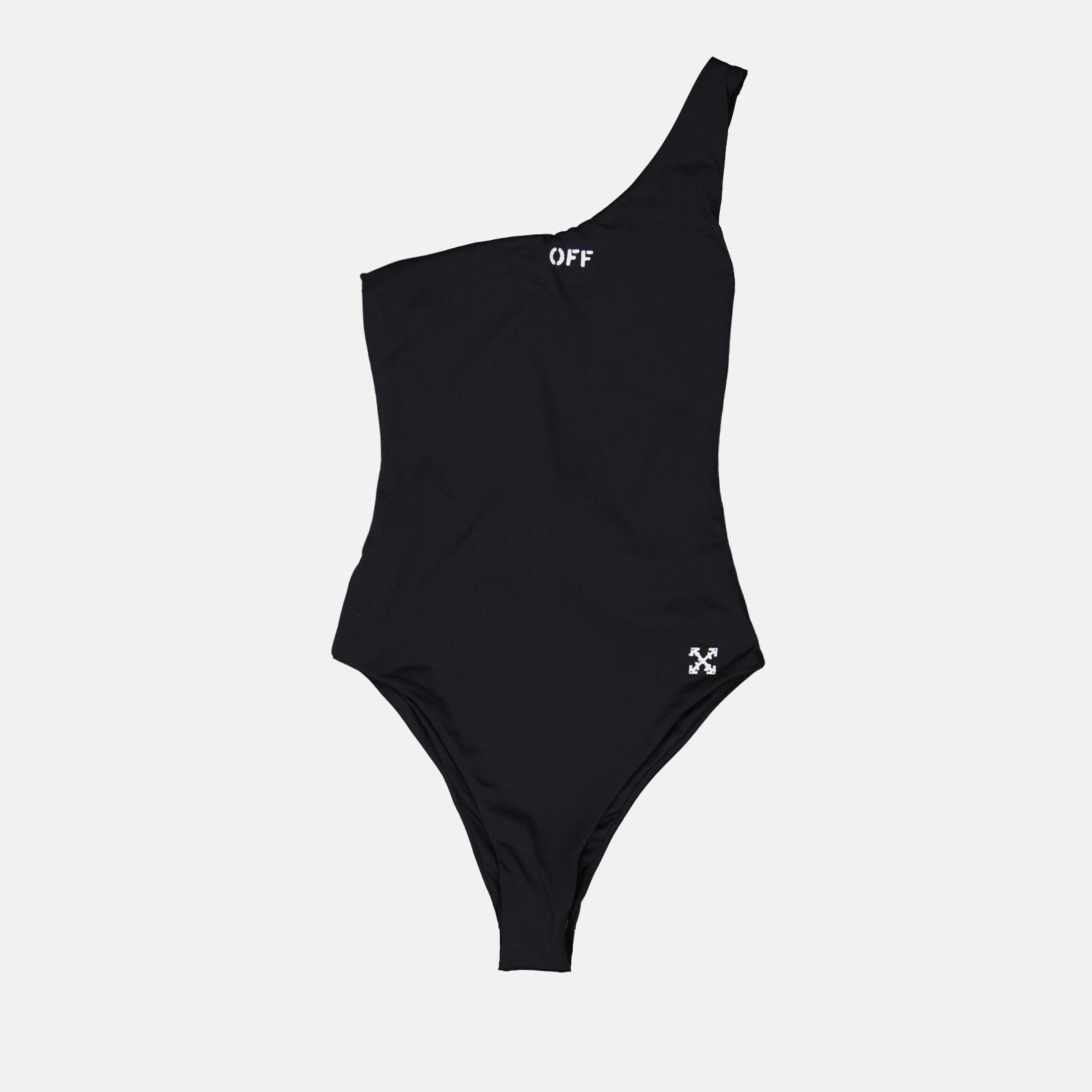 Strandmode Maillot de bain Off Stamp Off-White Schwarz Femme