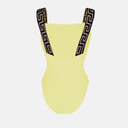 Beachwear Maillot une pièce Greca Versace Jaune Femme
