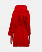 Coats Fringe Coat Stella McCartney Red Women