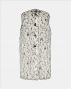 Mäntel Fourrure effet lynx Dolce & Gabbana Weiß Femme