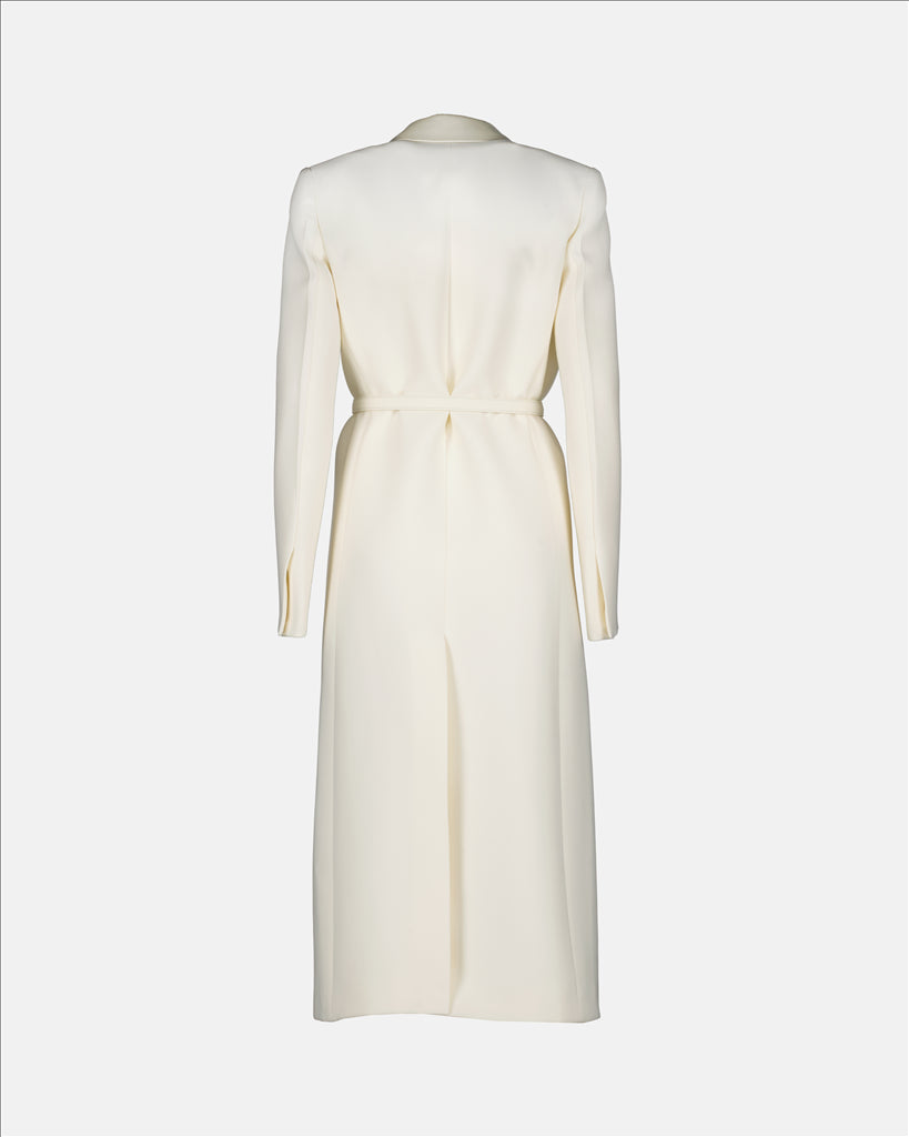 Casacos Manteau en laine Fendi Branco Femme