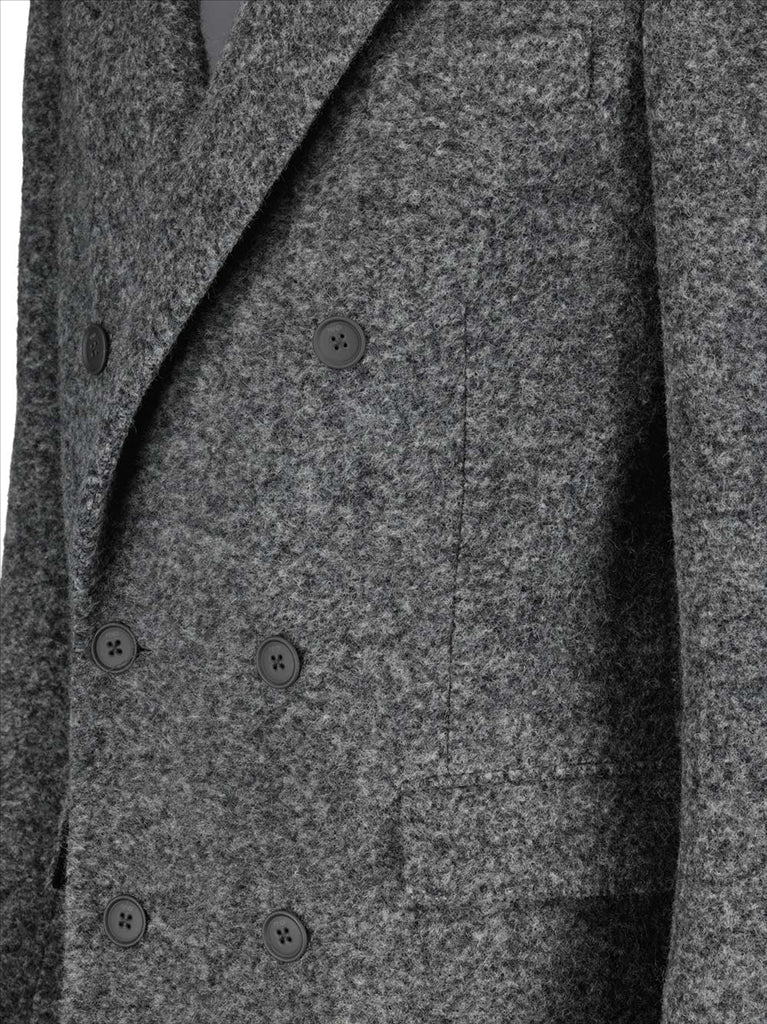 Coats Wool coat Fendi Gray Man
