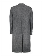 Coats Wool coat Fendi Gray Man