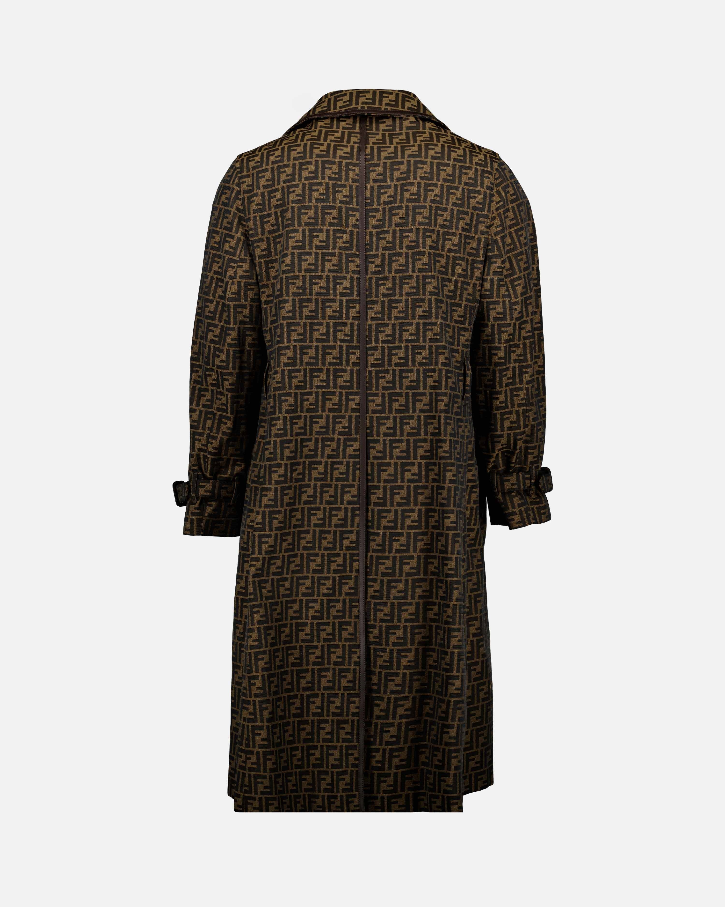 Manteaux Trench-coat FF Fendi Marron Homme