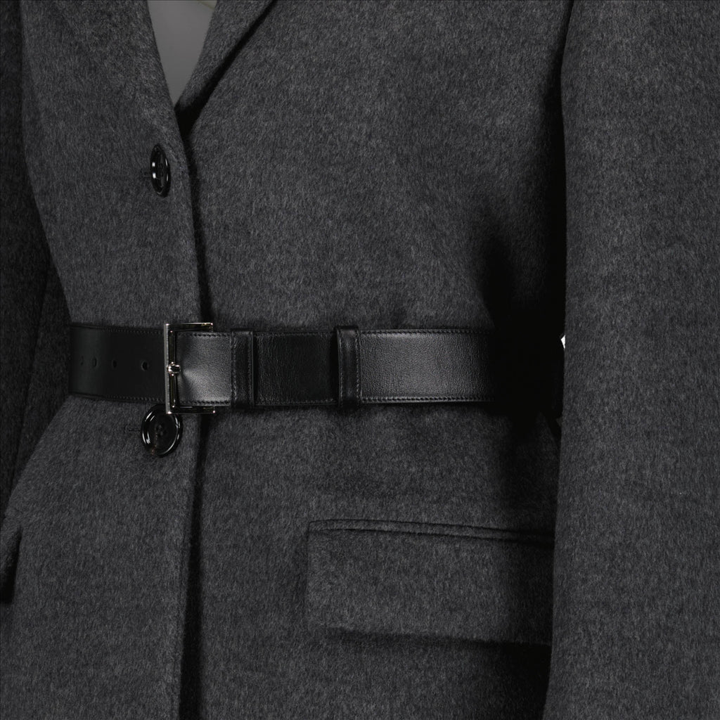 Coats Belted coat Prada Gray Women